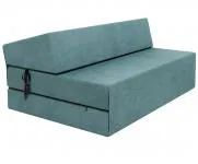 Rozkládací křeslo SUZI MAX TRINITY 14cm tyrkysová