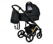 Kočárek 2v1 BabyLux UZO GOLD ONYX