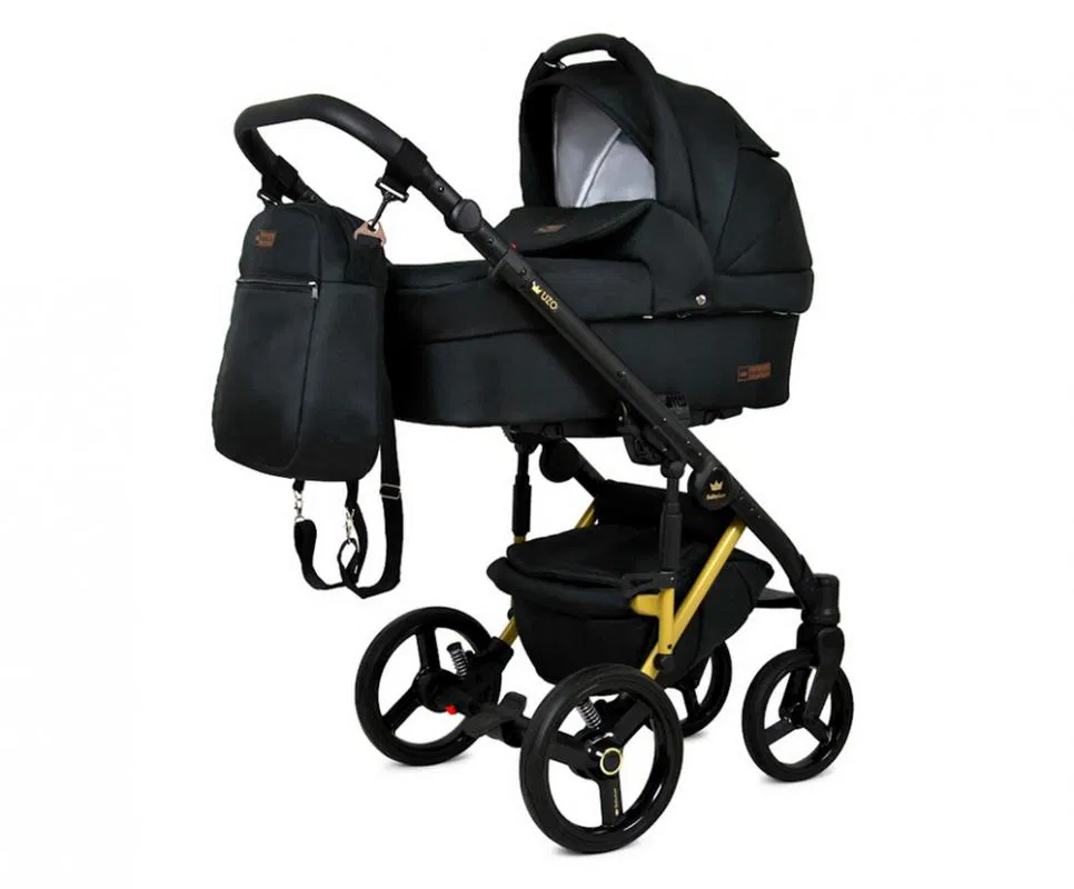 Kočárek 2v1 BabyLux UZO GOLD ONYX