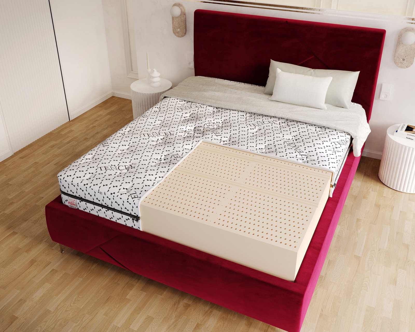 Latexový matrac VALORE TENCEL 160x200x19cm