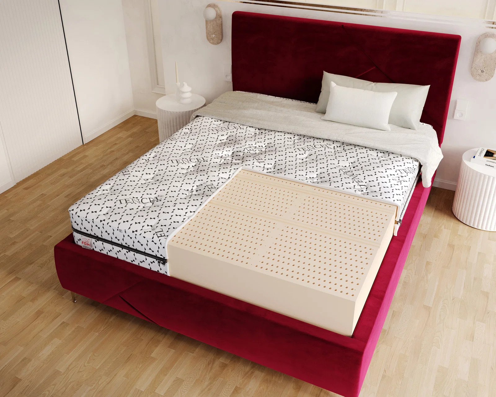 Latexová matrace VALORE TENCEL 160x200x19cm