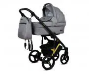 Kočárek 3v1 BabyLux UZO GOLD STEEL