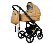 Kočárek 3v1 BabyLux UZO GOLD SAND PEARL