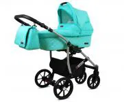 Kočárek 4v1 BabyLux Qbaro Mint