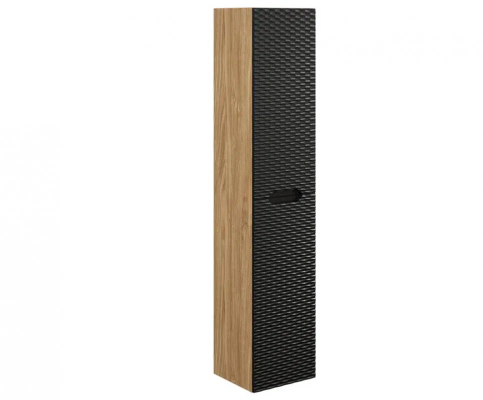 Koupelnová vysoká skříňka OCEAN BLACK 170 cm