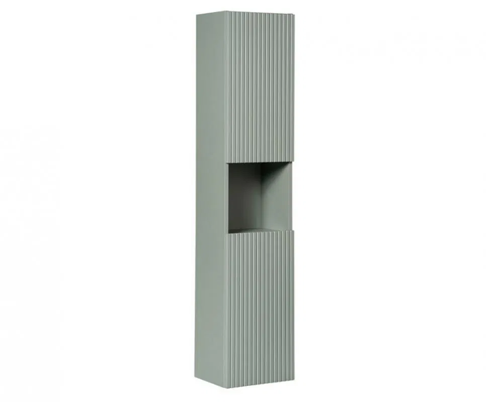 Koupelnová vysoká skříňka LINE REED GREEN 140 cm