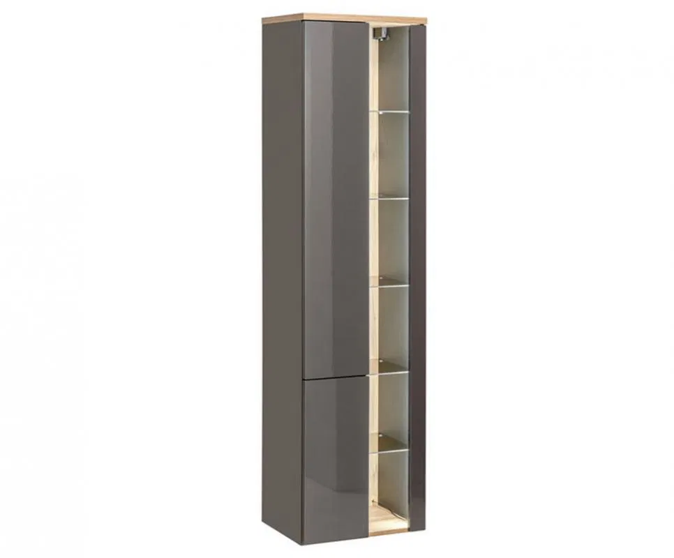 Koupelnová vysoká skříňka BAHAMA GREY 170 cm