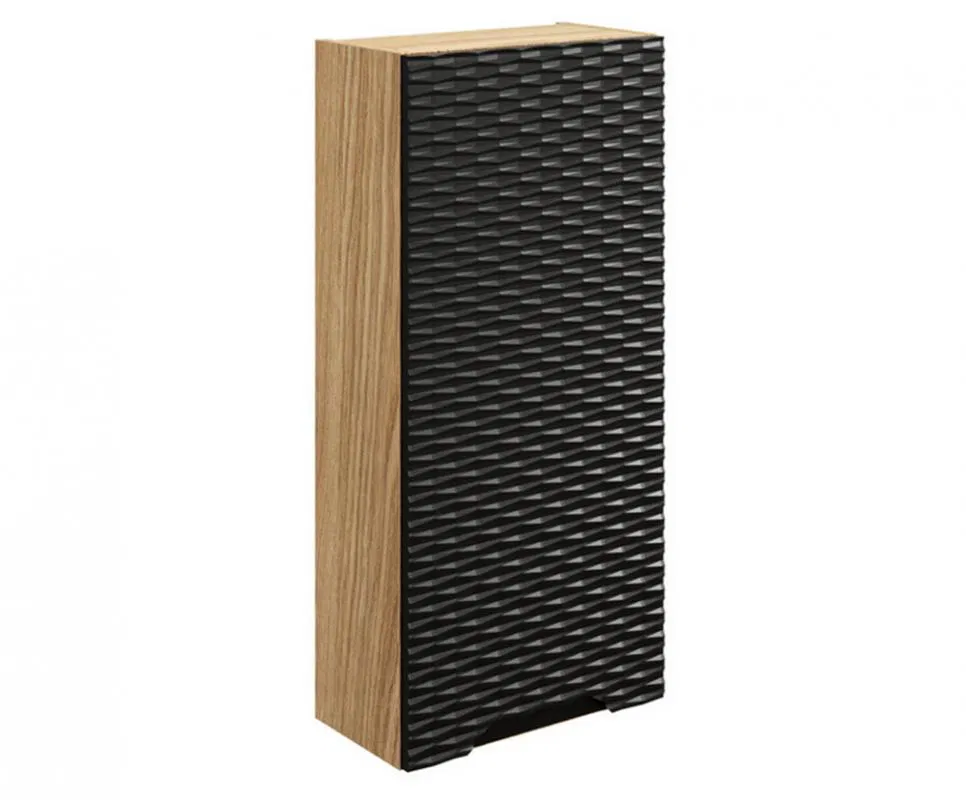 Koupelnová horní skříňka OCEAN BLACK 75 cm