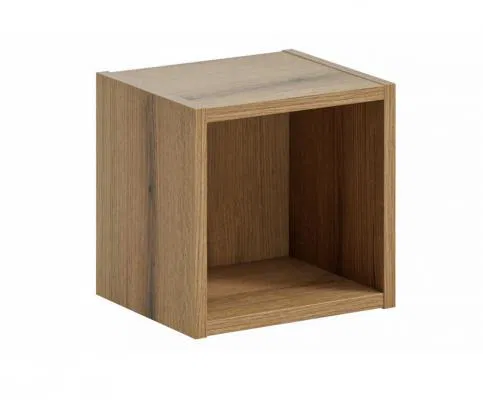 Koupelnový regál kostka NOVA OAK A 26.7x27.9cm