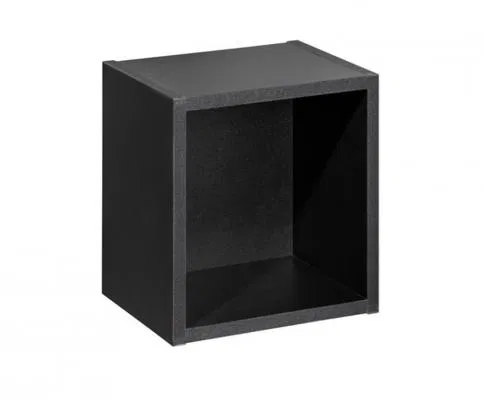 Koupelnový regál kostka NOVA BLACK A 26.7x27.9cm