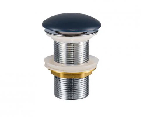 Umyvadlová výpusť click-clack Námořnická modrá-matná