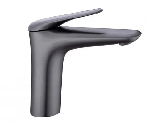 Nízká koupelnová baterie NIAGARA na desku ŠEDÁ