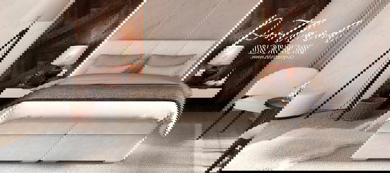 Čalúnená posteľ 160x200 cm PORTLAND BIELA