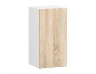 Závěsná kuchyňská skříňka LIMA široká 30cm a vysoká 58cm DubSonoma / Bílá