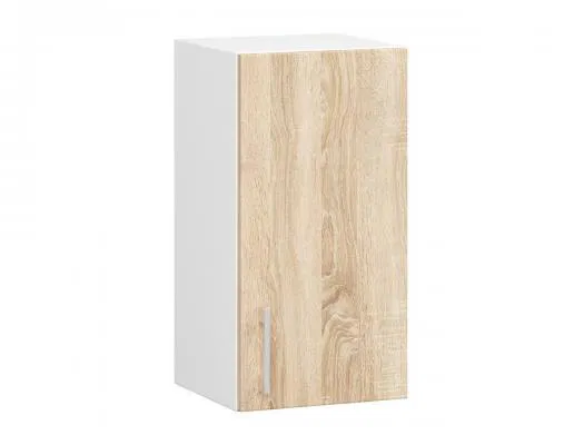 Závěsná kuchyňská skříňka LIMA široká 30cm a vysoká 58cm DubSonoma / Bílá