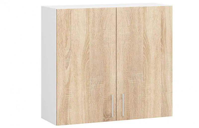 Kuchyňská skříňka LIMA šířka 80cm výška 72cm Dub Sonoma / Bílá