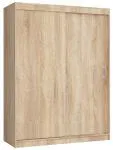 Šatní skřín s posuvnými dveřmi 150 cm MONO dub sonoma