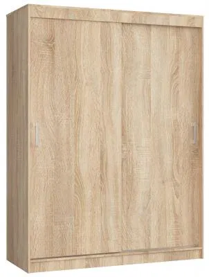Šatní skřín s posuvnými dveřmi 150 cm MONO dub sonoma