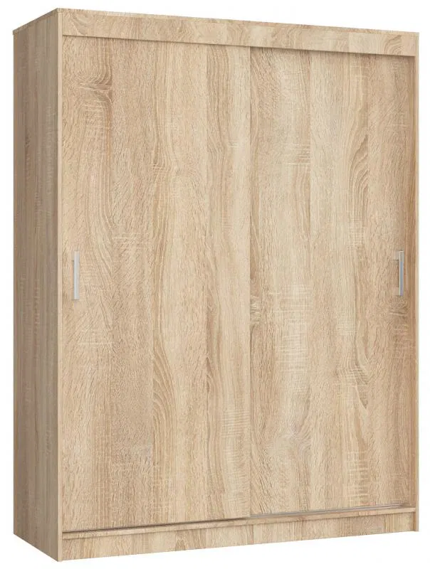 Šatní skřín s posuvnými dveřmi 150 cm MONO dub sonoma