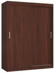 Šatní skřín s posuvnými dveřmi 150 cm MONO wenge