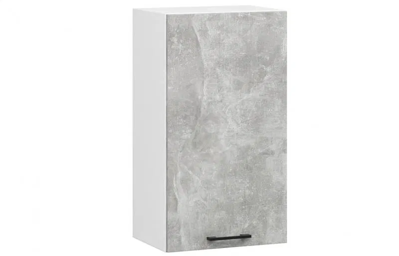 Závěsná kuchyňská skříňka OLIVIA 40x72cm Bílá/Beton