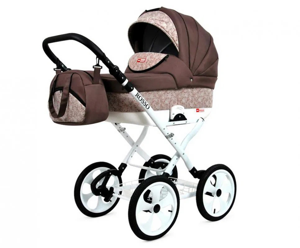 Kočárek 2v1 BabyLux ROSSO SANDAL TREE