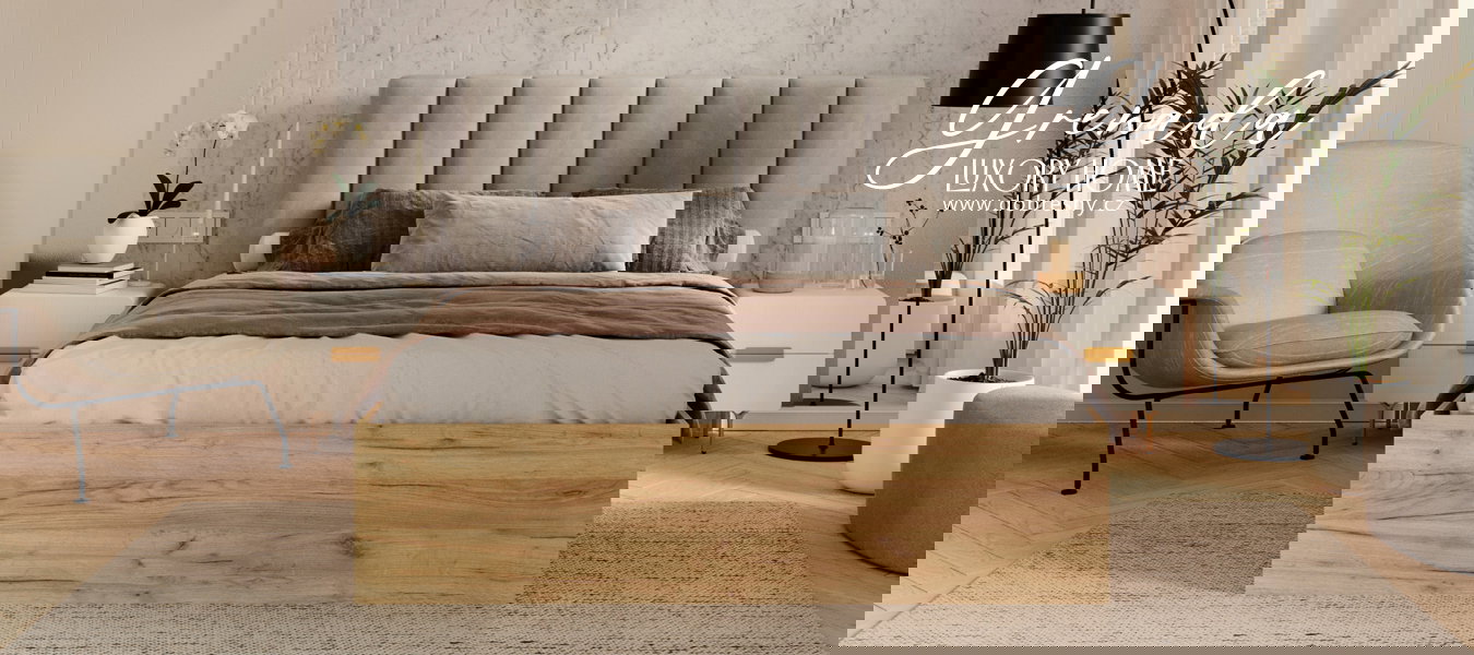 Čalúnená posteľ GRENADA 140x200 cm so zdvižným roštom sivá