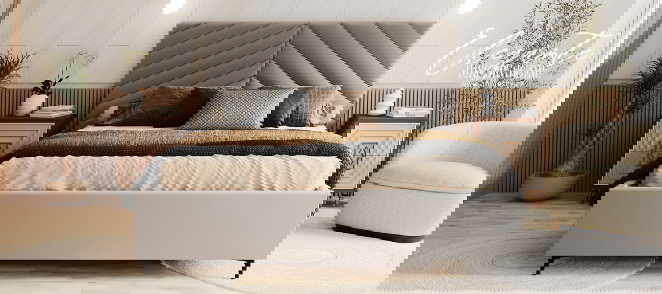 Čalúnená posteľ ELEGANTE 160x200 Svetlo Sivá Paris s úložným priestorom kovový rošt