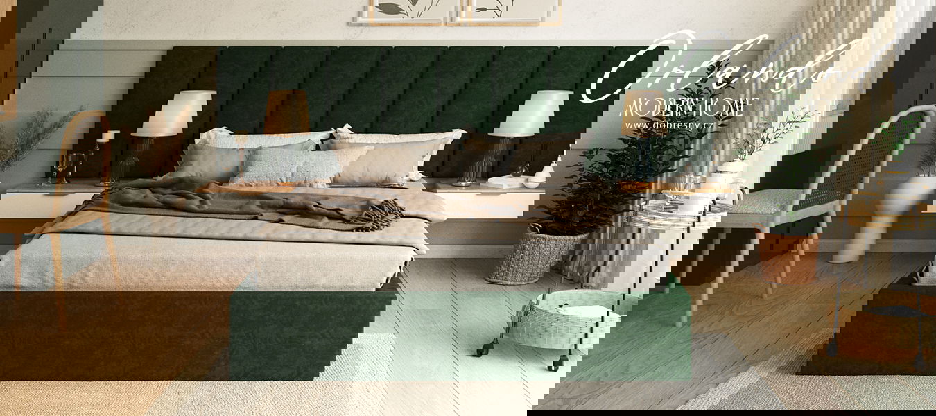 Čalúnená posteľ ORLANDO 180x200 Zelená Trinity s úložným priestorom kovový rošt