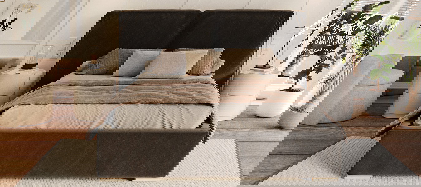 Čalúnená posteľ BRISTOL 160x200 Černá Trinity s úložným priestorom kovový rošt