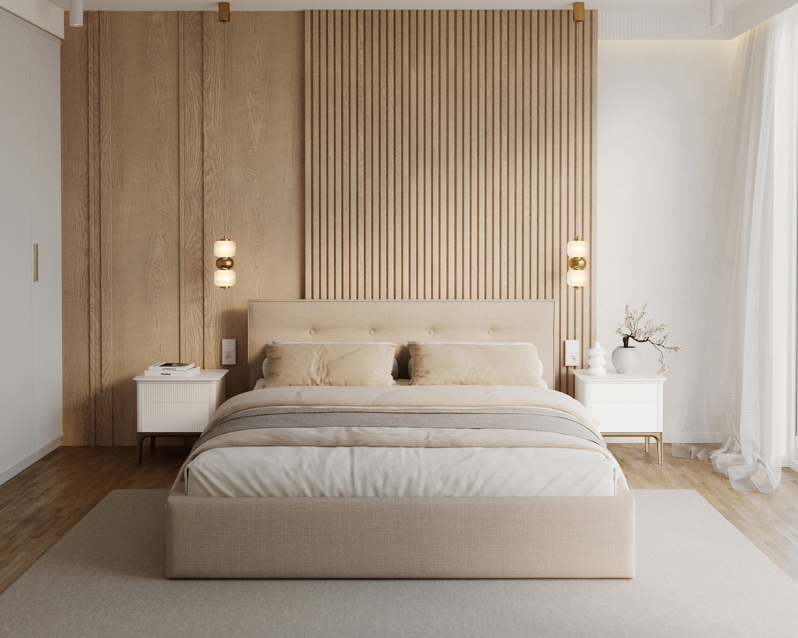 Čalúnená posteľ TULSA 180x200 so zdvižným roštom krémová