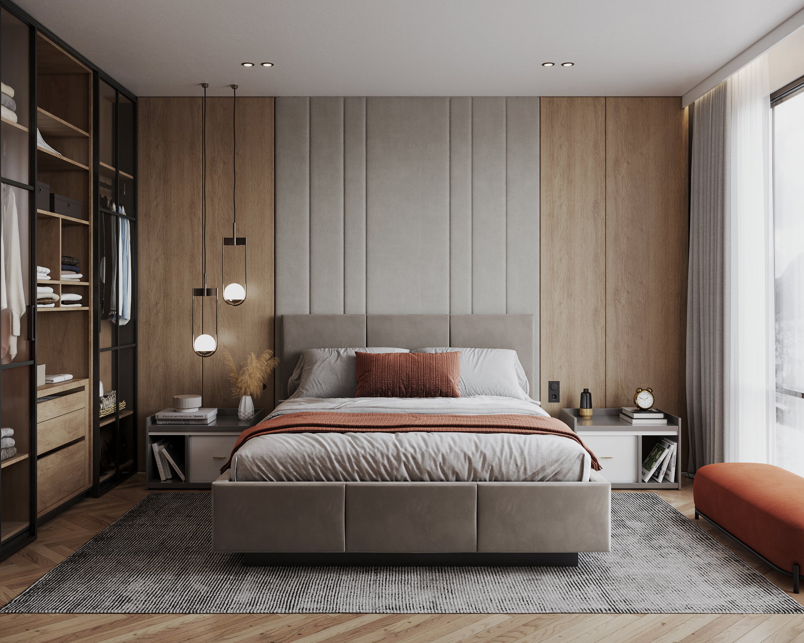 Čalúnená posteľ AVEIRO 140x200 s kovovým zdvižným roštom MOUSSE