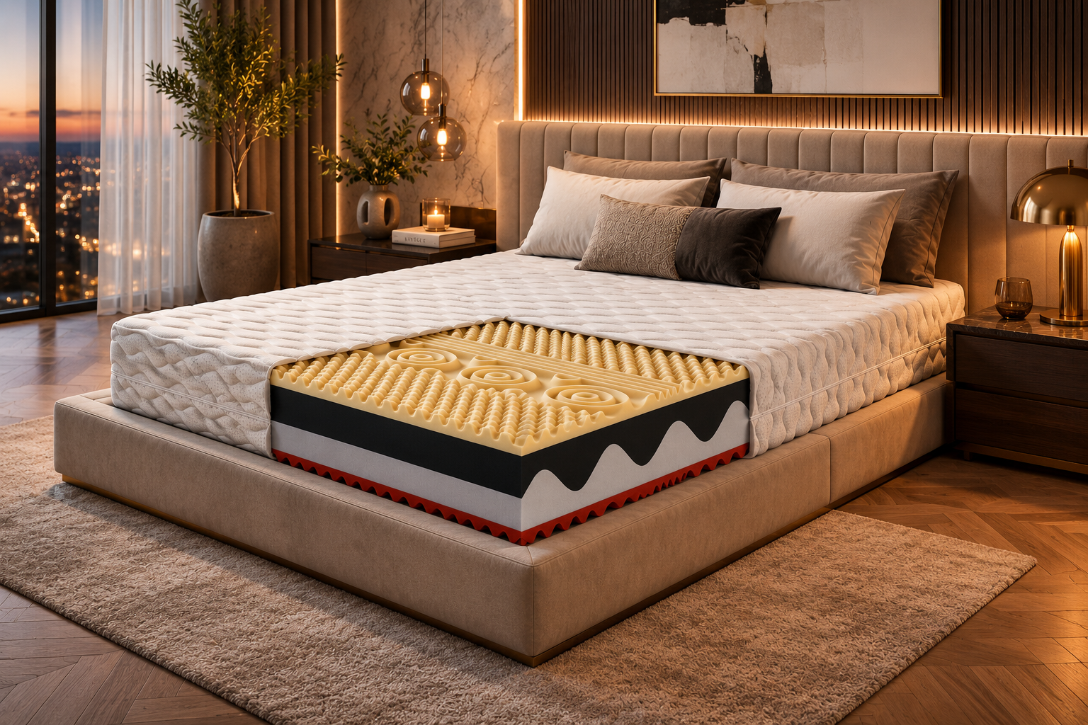 Penový matrac DONNA SILVERCARE 100x200 cm 29 cm