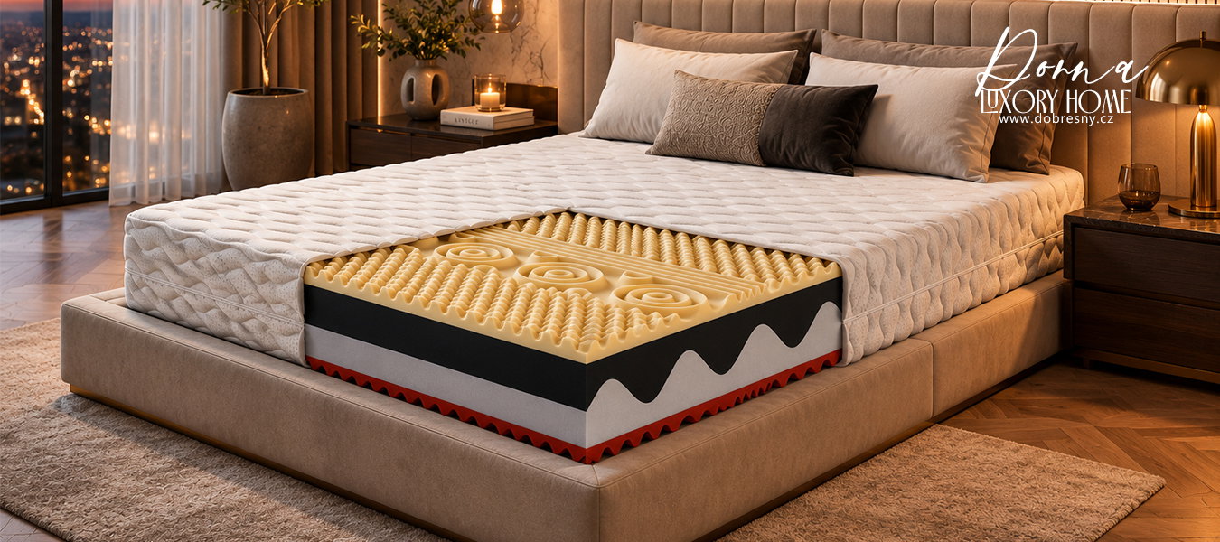 Penový matrac DONNA SILVERCARE 120x200 cm 29 cm