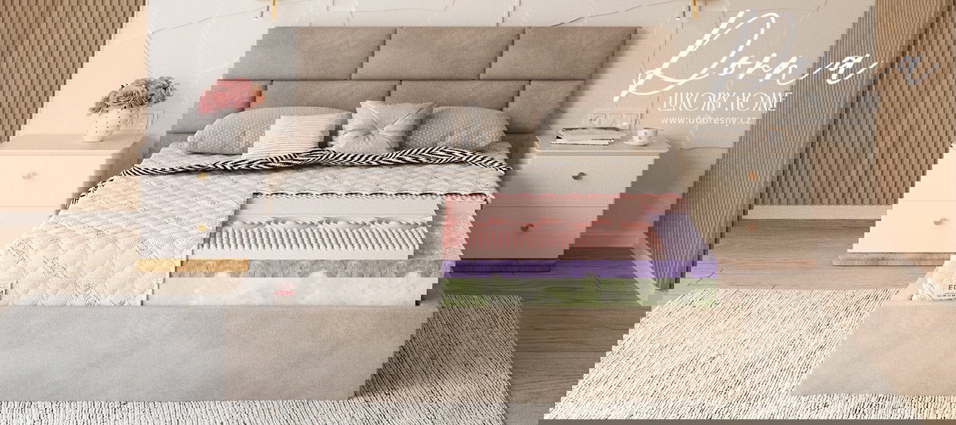 Penový matrac DONNA SILVERCARE 180x200 cm 29 cm