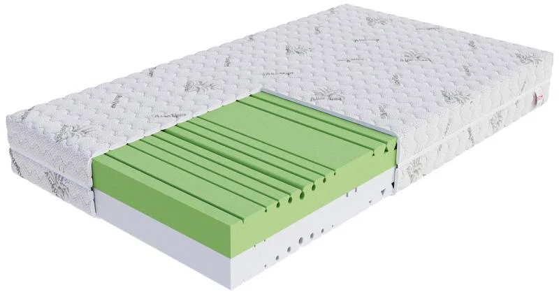 Pěnová matrace BALANCE 100x200 cm 20 cm ALOE VERA