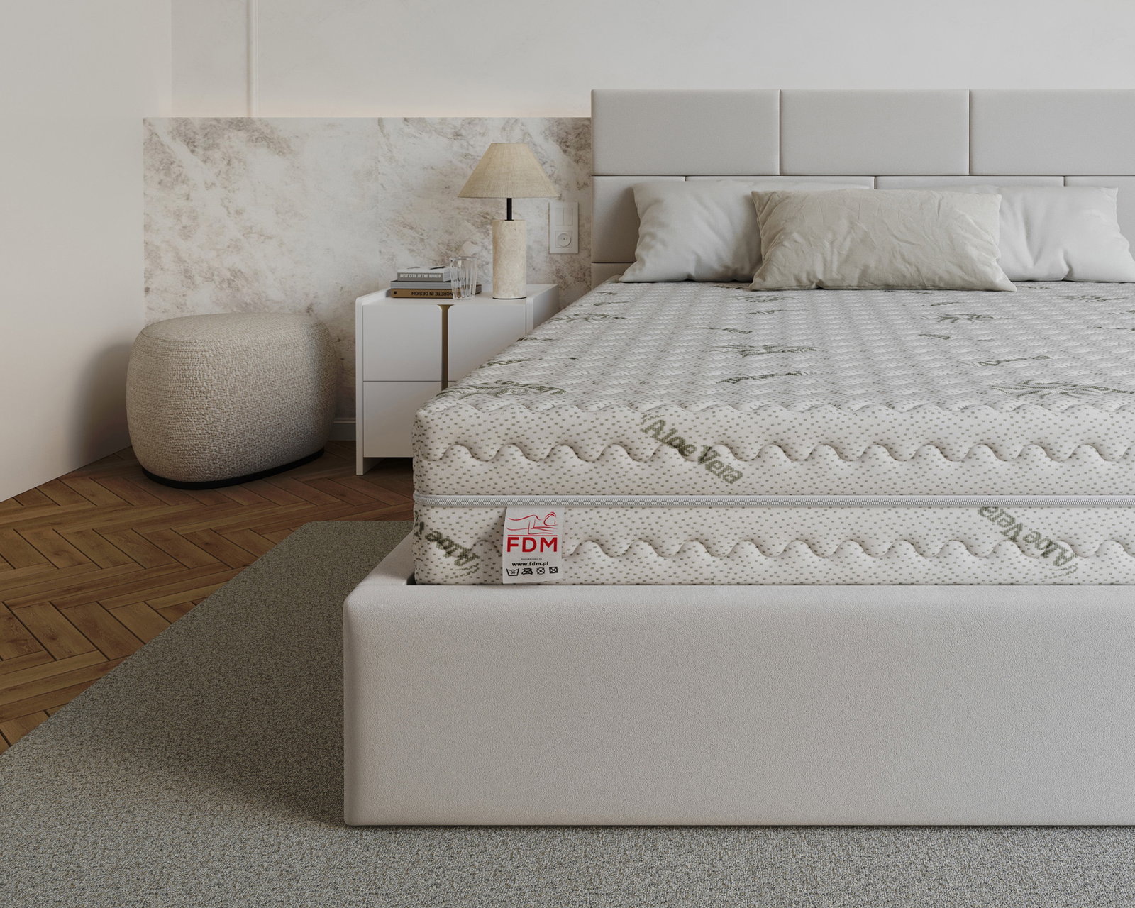 Penový matrac BALANCE ALOE VERA 120x200 cm 20 cm