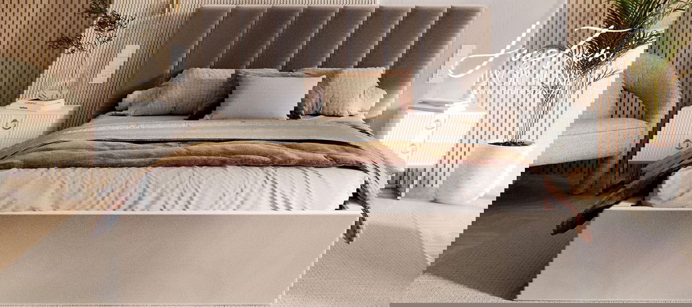 Čalúnená posteľ JUSTIN 160x200 Béžová Paris s úložným priestorom kovový rošt