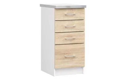 Kuchyňská skříňka LIMA šířka 40cm se zásuvkami Dub Sonoma