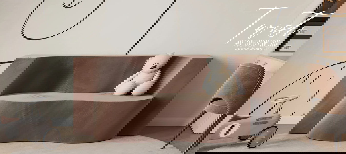 Rozkladacia pohovka TWIST HNEDÁ TRINITY 120x200cm