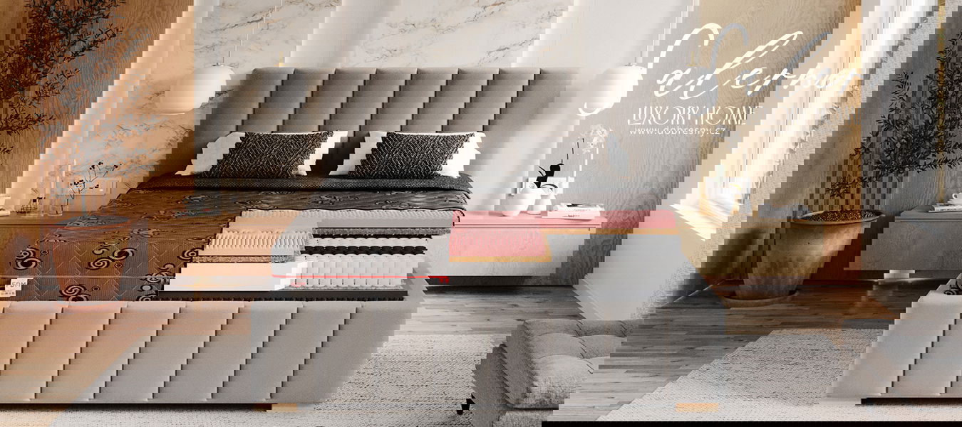 Taštičkový matrac SALERNO JACQUARD 200x200 cm 27 cm