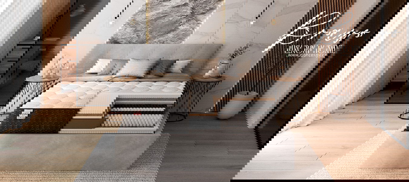 Taštičkový matrac BRAVO CASHMERE 140x200cm 23cm