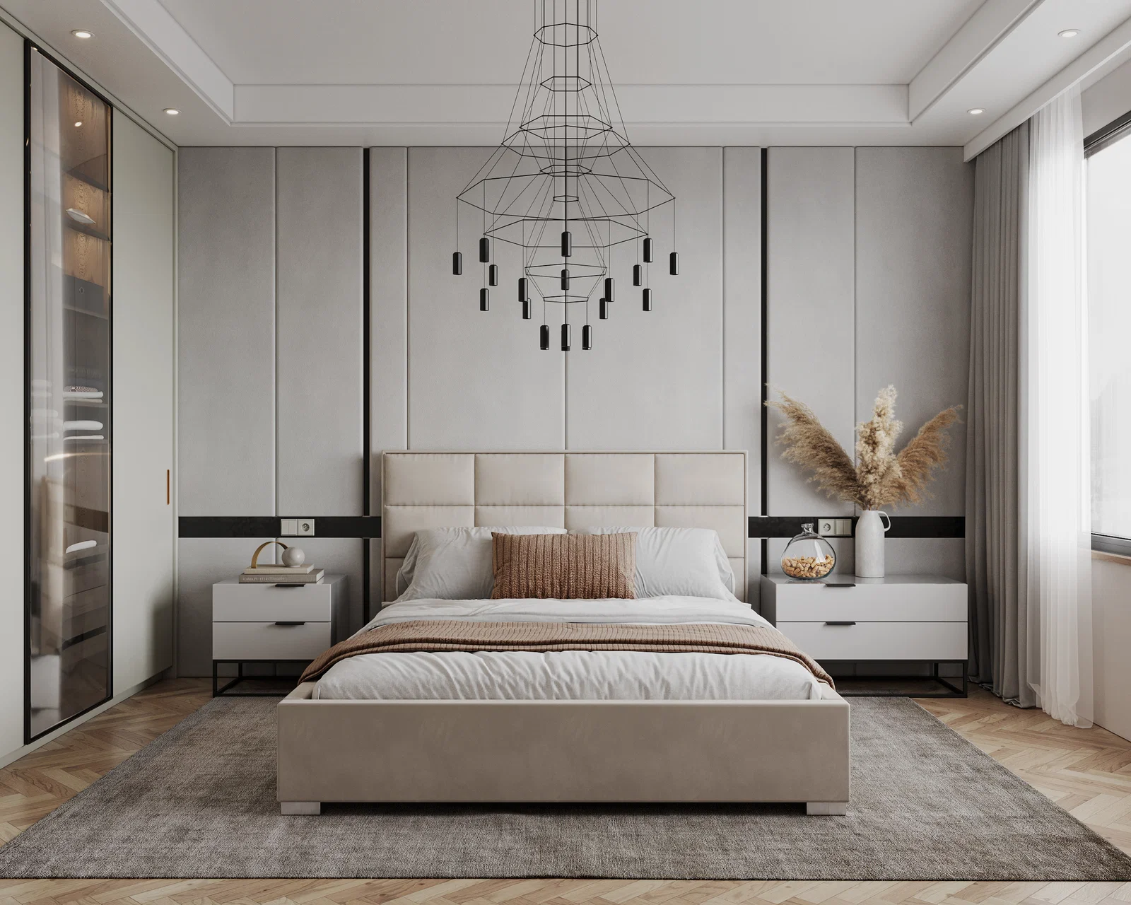 Čalouněná postel APOLLO 140x200 Krémová Paris s úložným prostorem kovový rošt