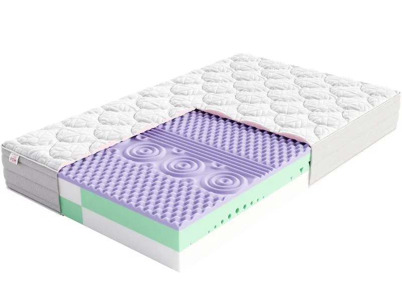 Pěnová matrace AVELLINO NANO JERSEY BORDER VISCO 160x200 cm 27 cm