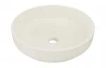 Keramické umyvadlo RIVER 1 na desku, 40 cm, barva slonová kost-matná