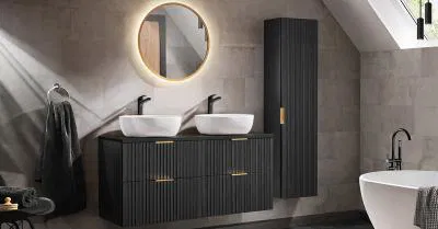 Koupelnová sestava ADEL BLACK SMILE 120cm