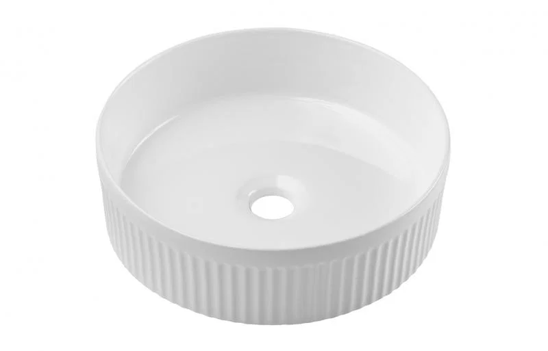 Keramické umyvadlo BEYOND 2 na desku, 36 cm, bílý matný povrch