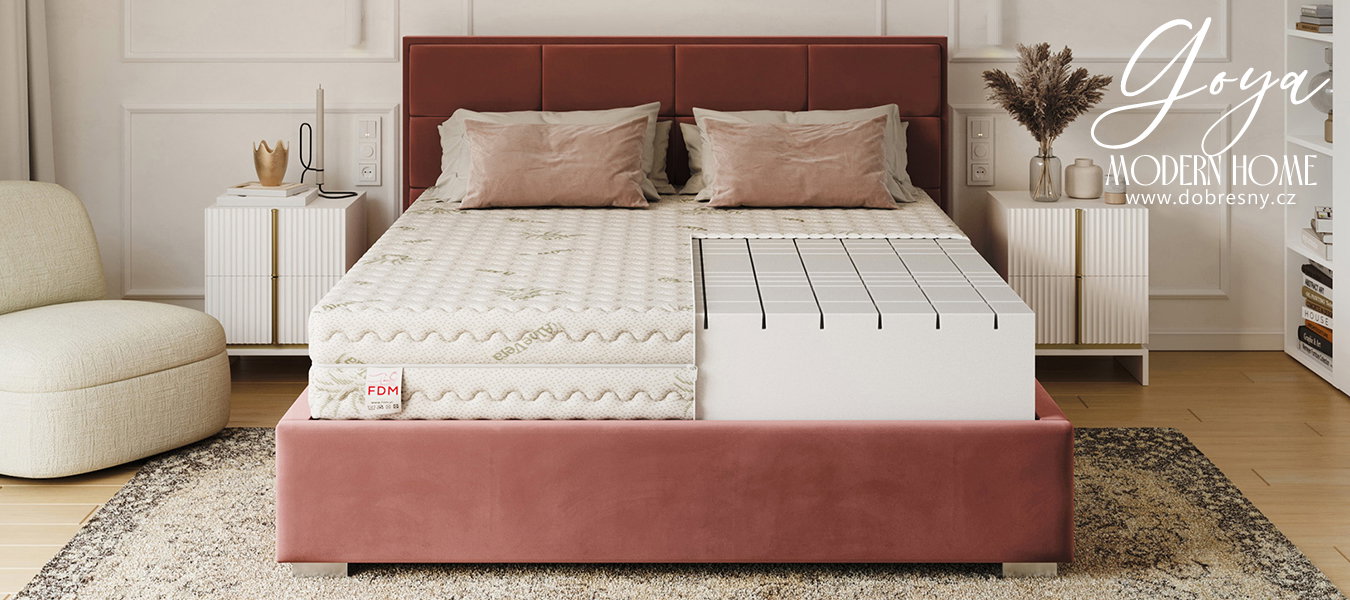 Penový matrac GOYA MAX PLUS ALOE 90x200cm 25cm