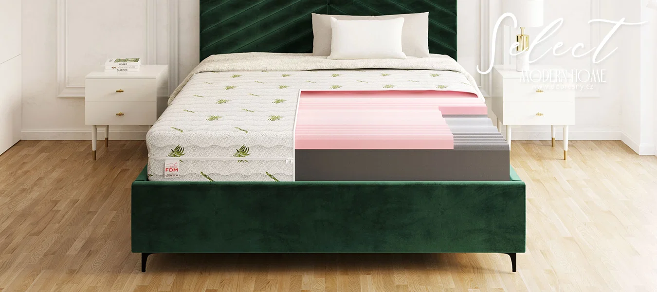 Pěnová matrace SELECT MAX ULTRA ALOE VERA 80x200 29 cm