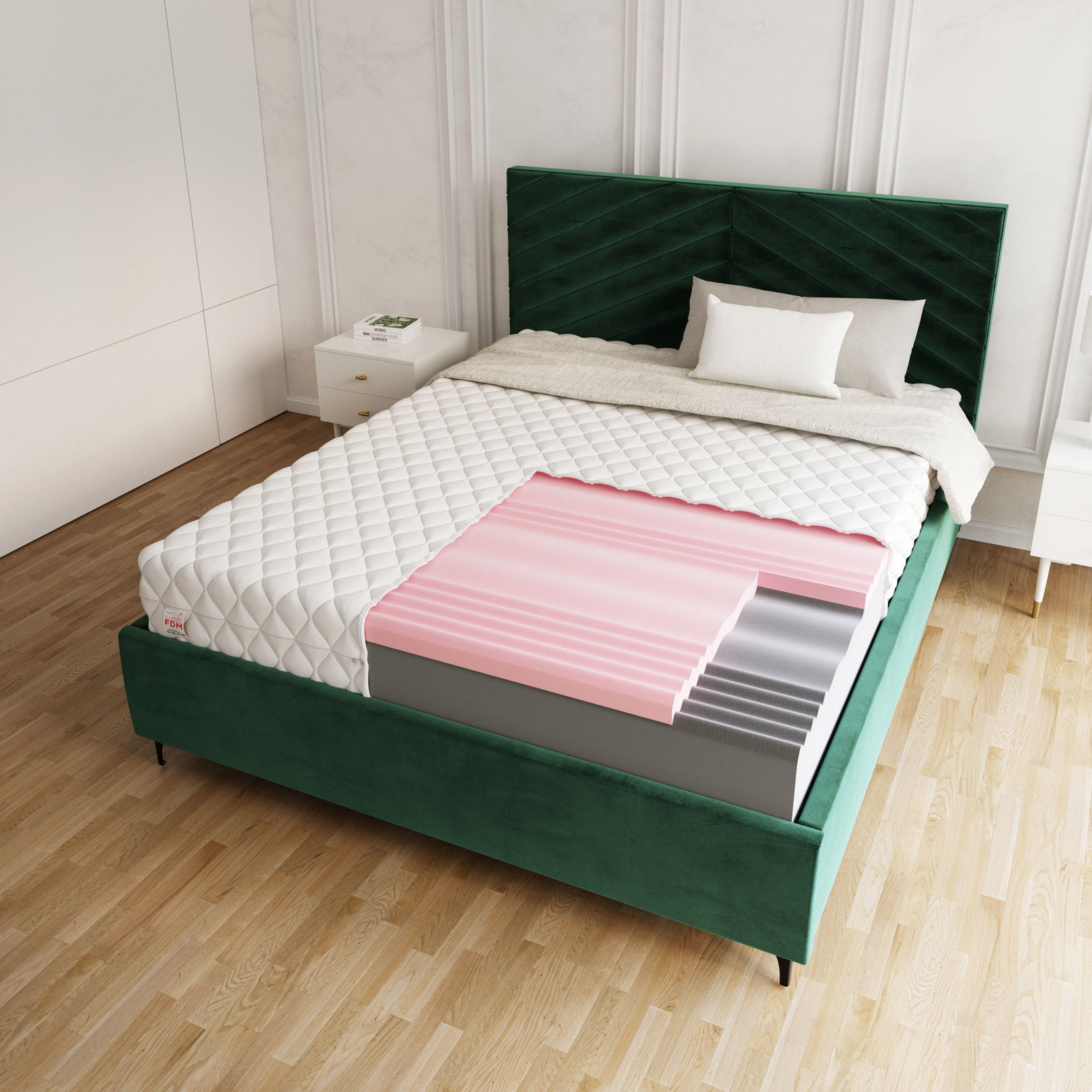 Penový matrac SELECT MAX ULTRA ALOE VERA 160x200 29 cm